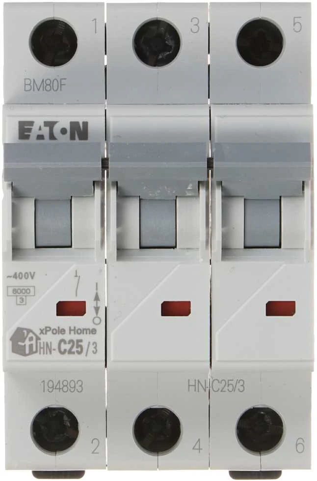 VAROMASIS JUNGIKLIS HN-C25/3 TRIFAZIS 25 A C TIPAS EATON