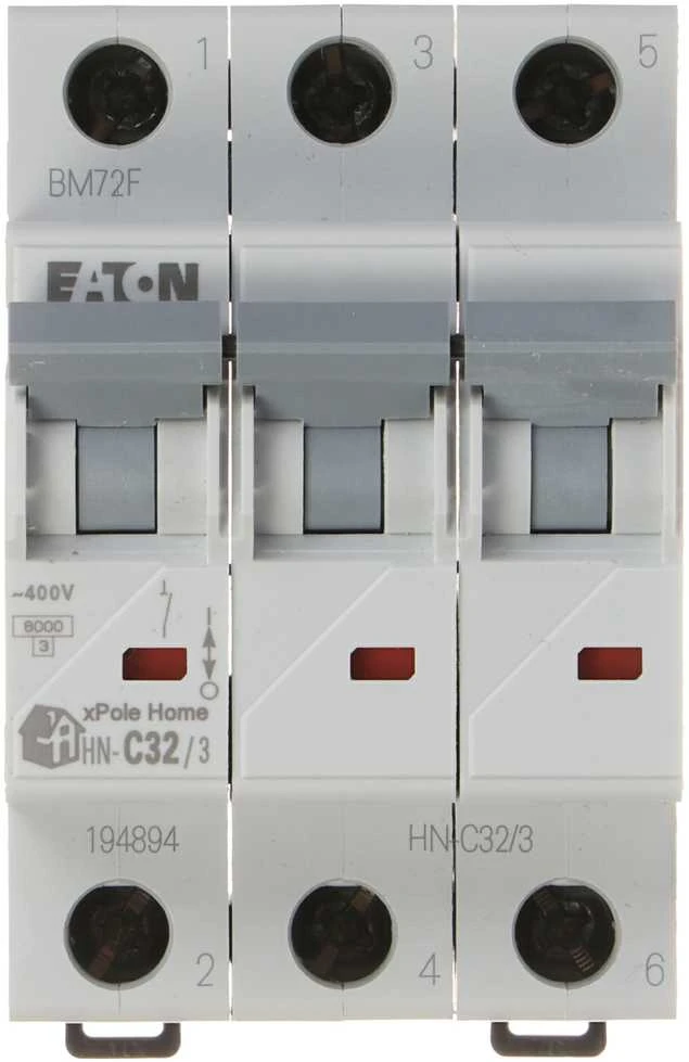 VAROMASIS JUNGIKLIS HN-C32/3 TRIFAZIS 32 A C TIPAS EATON