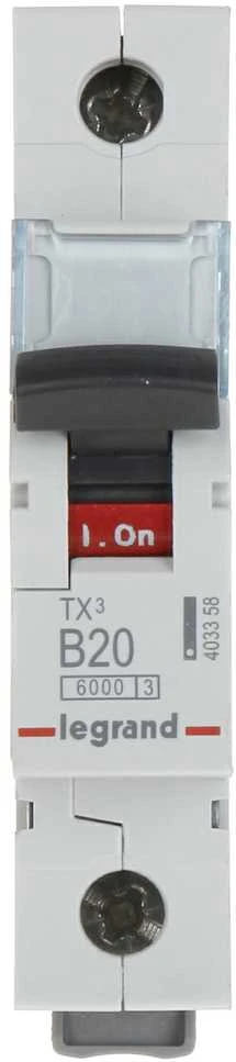 VAROMASIS JUNGIKLIS LE-403358 VIENFAZIS 20 A B TIPAS LEGRAND