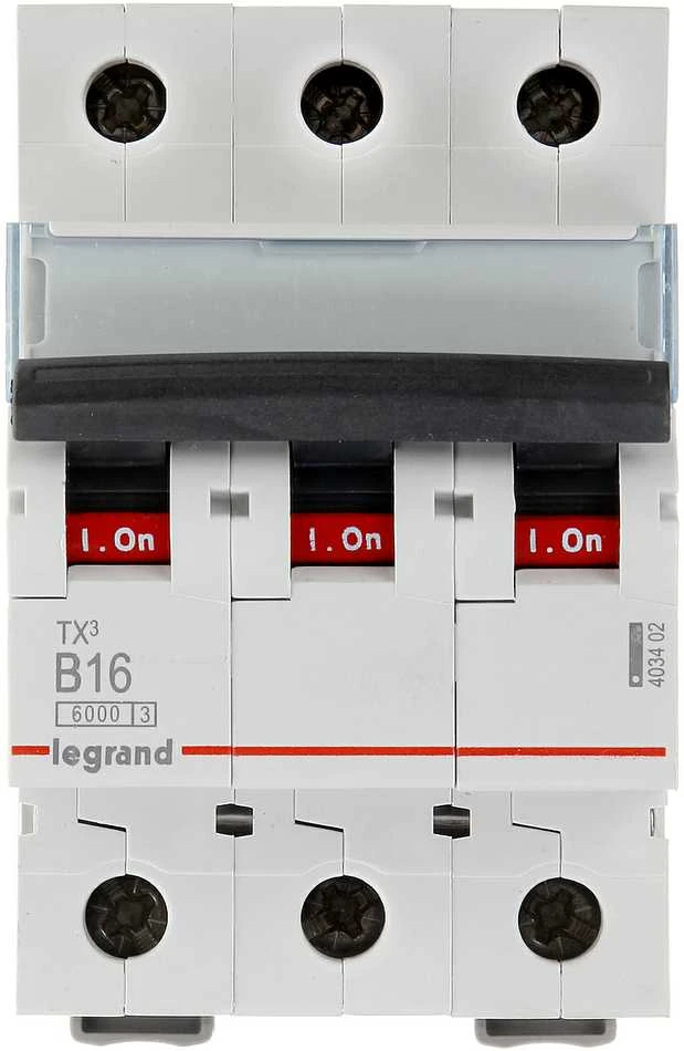 VAROMASIS JUNGIKLIS LE-403402 TRIFAZIS 16 A B TIPAS LEGRAND