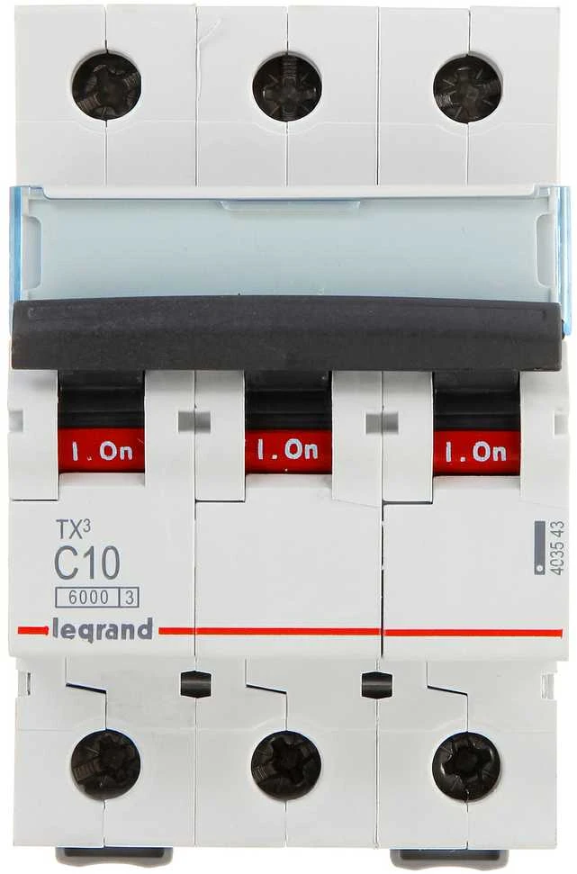 VAROMASIS JUNGIKLIS LE-403543 TRIFAZIS 10 A C TIPAS LEGRAND