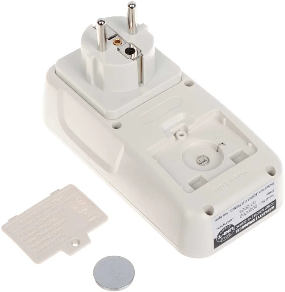 Tinklo lizdas su energijos matuokliu Uni-T UT230B-EU