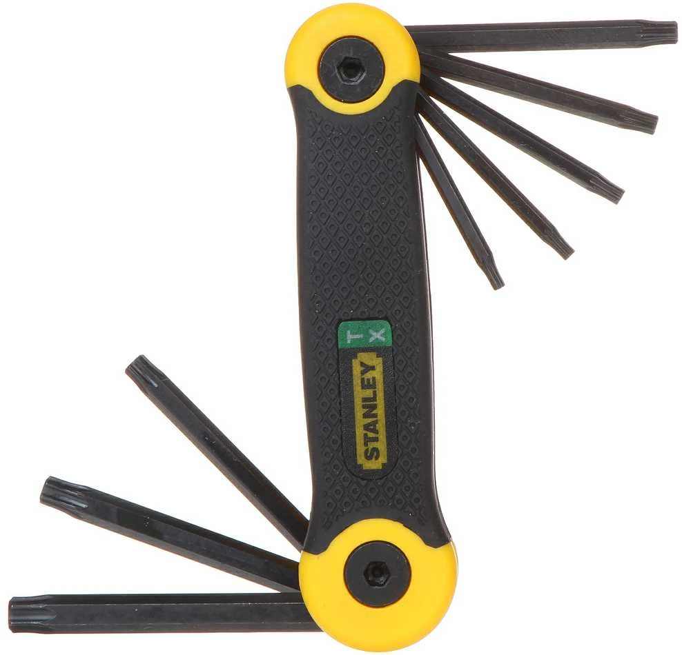 STANLEY KLUCZE TORX 8 elem.SKŁADANE T9-40