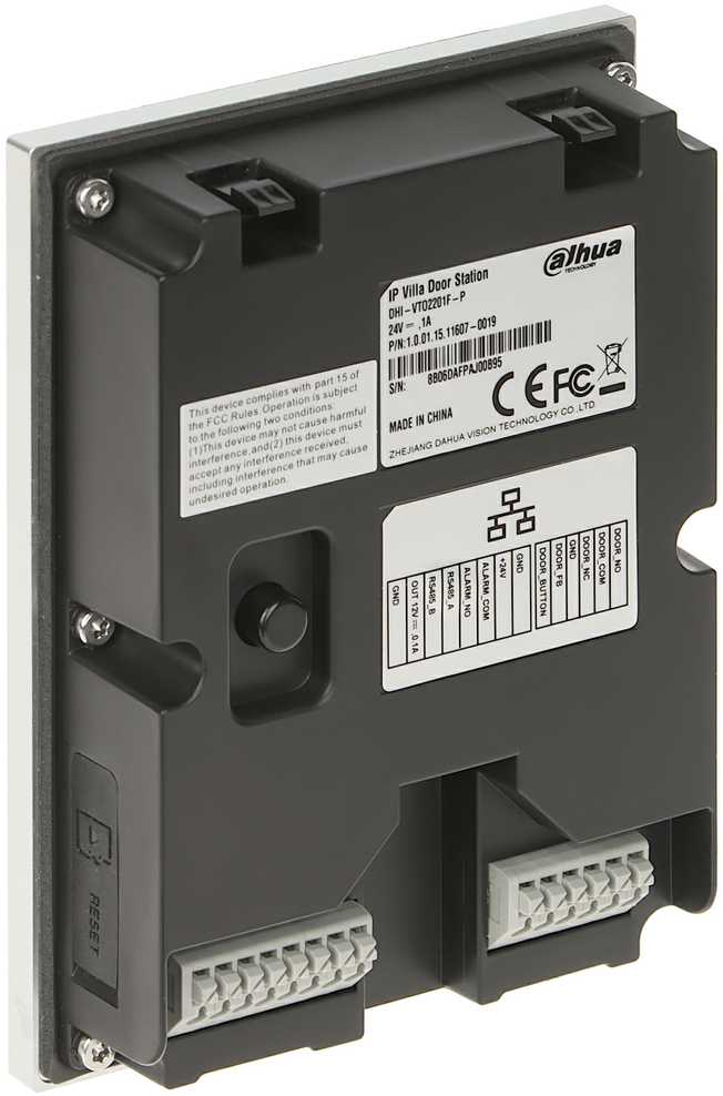 VIDEO DOMOFONO RINKINYS KTP01-S2(F) DAHUA