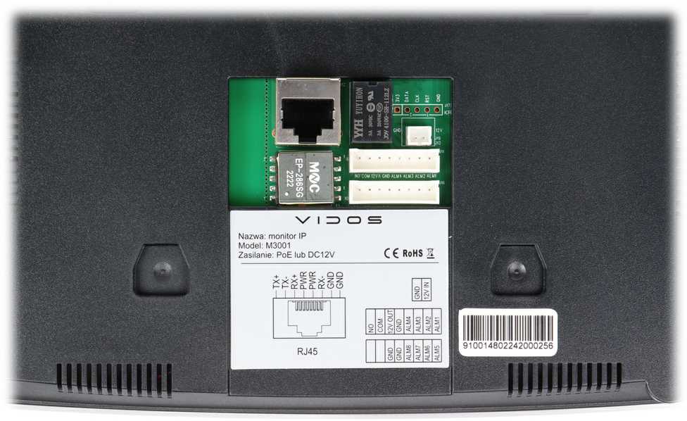 Rinkinys WIDEODOMOFONOWY Z02 VIDOS