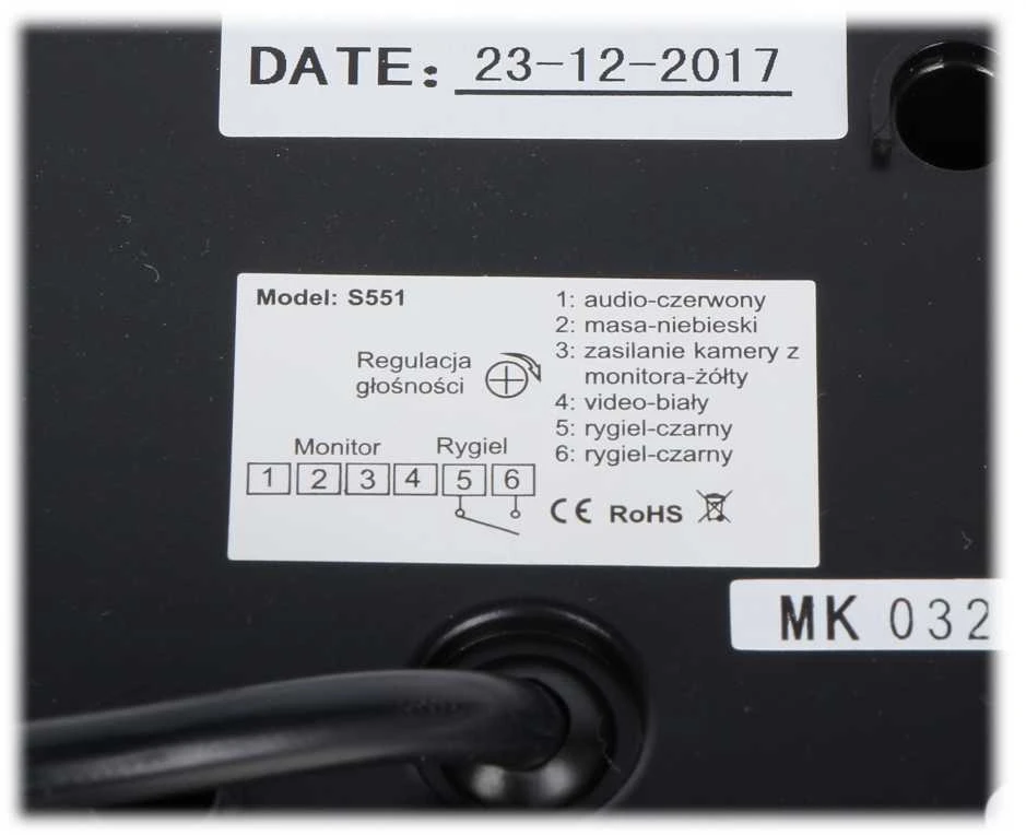 Vidos S551-SKM pašto dėžutė su įmontuotu vaizdo domofonu