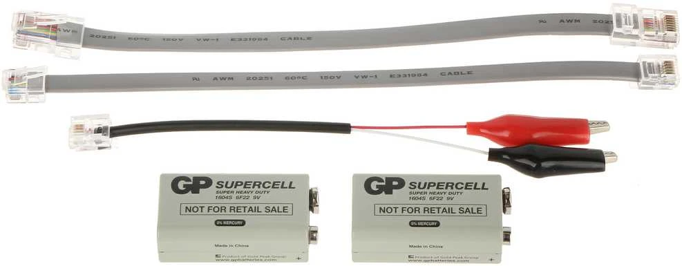 VIELOS PORŲ DETEKTORIUS SU KABELIŲ TESTERIU RJ-45 UT-682 UNI-T