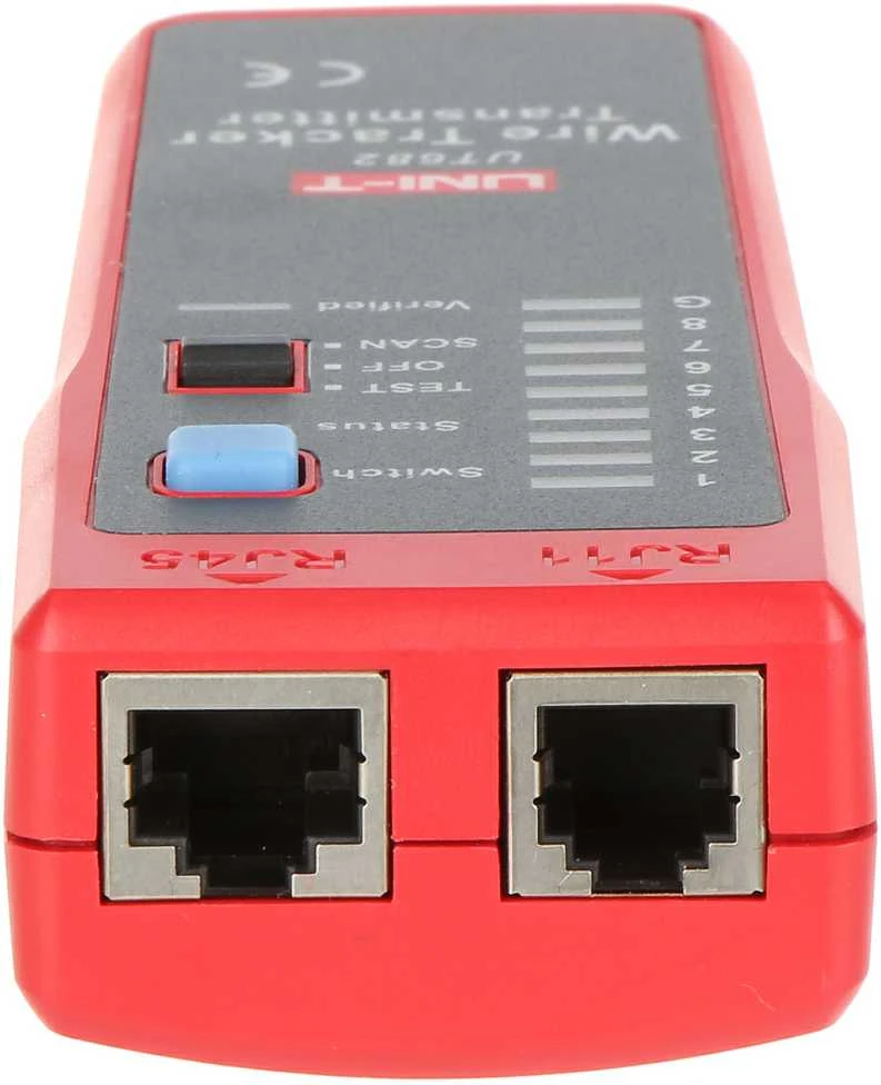 VIELOS PORŲ DETEKTORIUS SU KABELIŲ TESTERIU RJ-45 UT-682 UNI-T