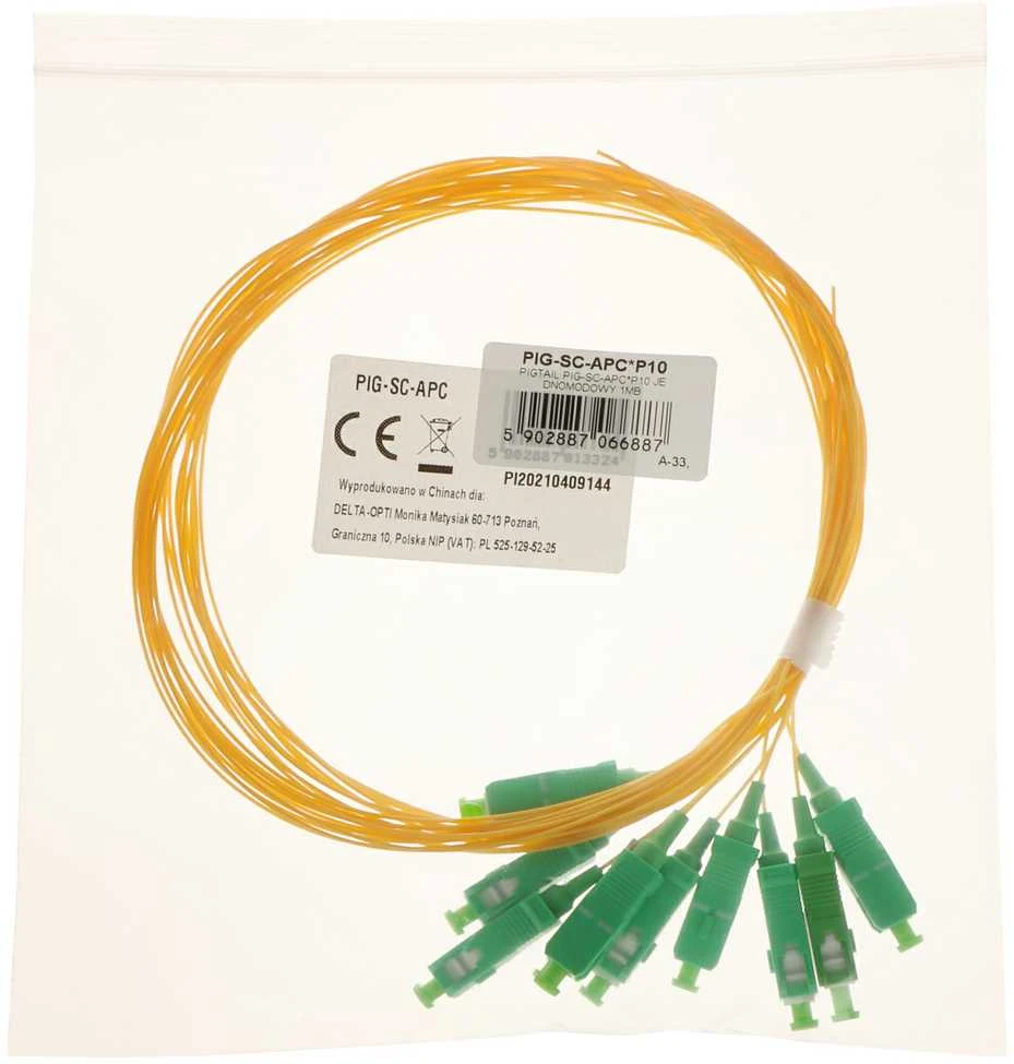 TST VIENO MODE PIGTAIL – KIŠTUKAS SC-APC PIG-SC-APC * P10