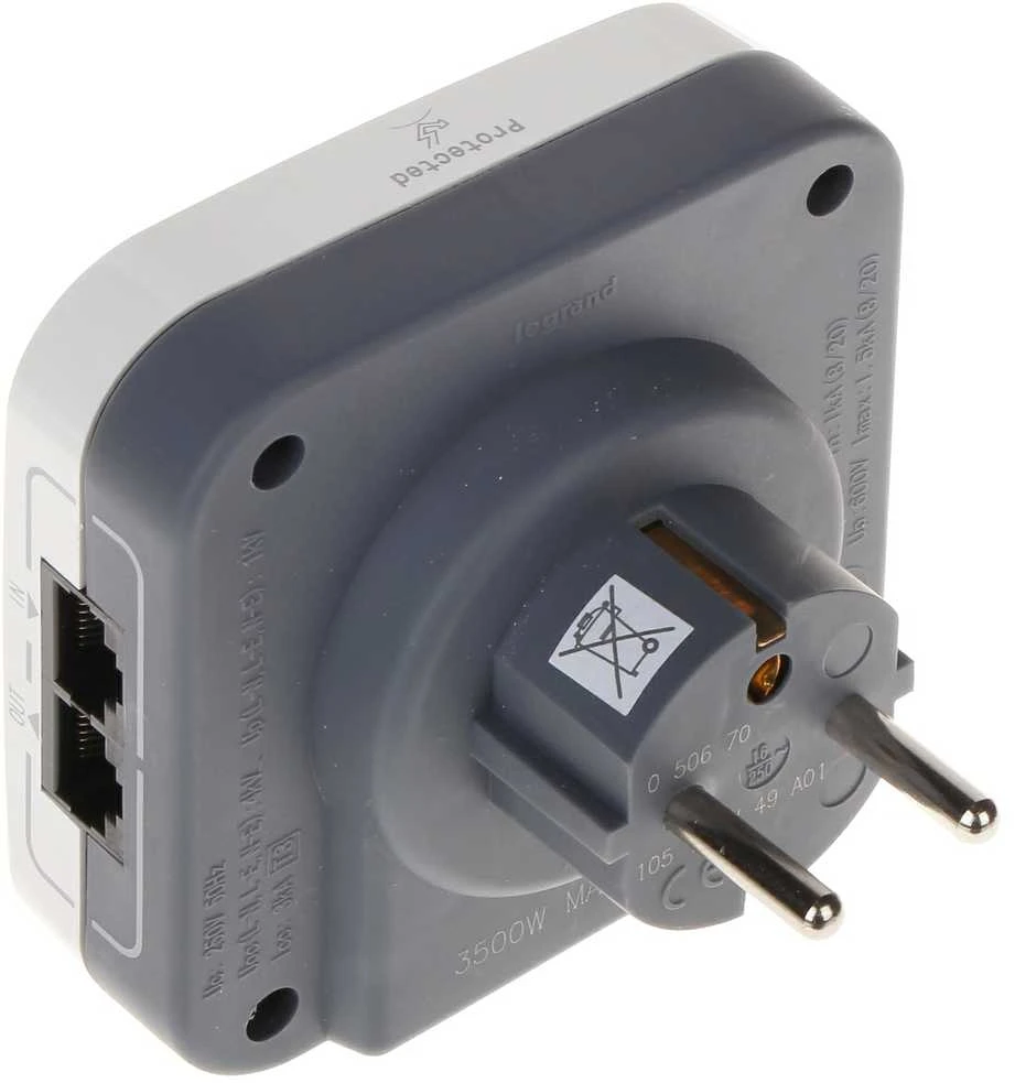 VIRŠĮTAMPIŲ RIBOTUVAS LE-50670 2P+Z 2 x RJ45 3500 W LEGRAND