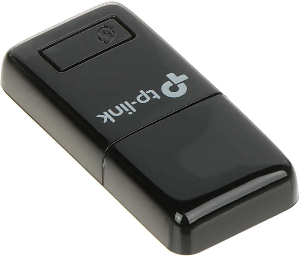 TP-LINK N300 WLAN Mini-USB adapteris, 2,4 GHz, 802.11b/g/n, QSS mygtukas, Autorun įrankis, palaiko Windows XP/Vista/7/8 ir MacOS