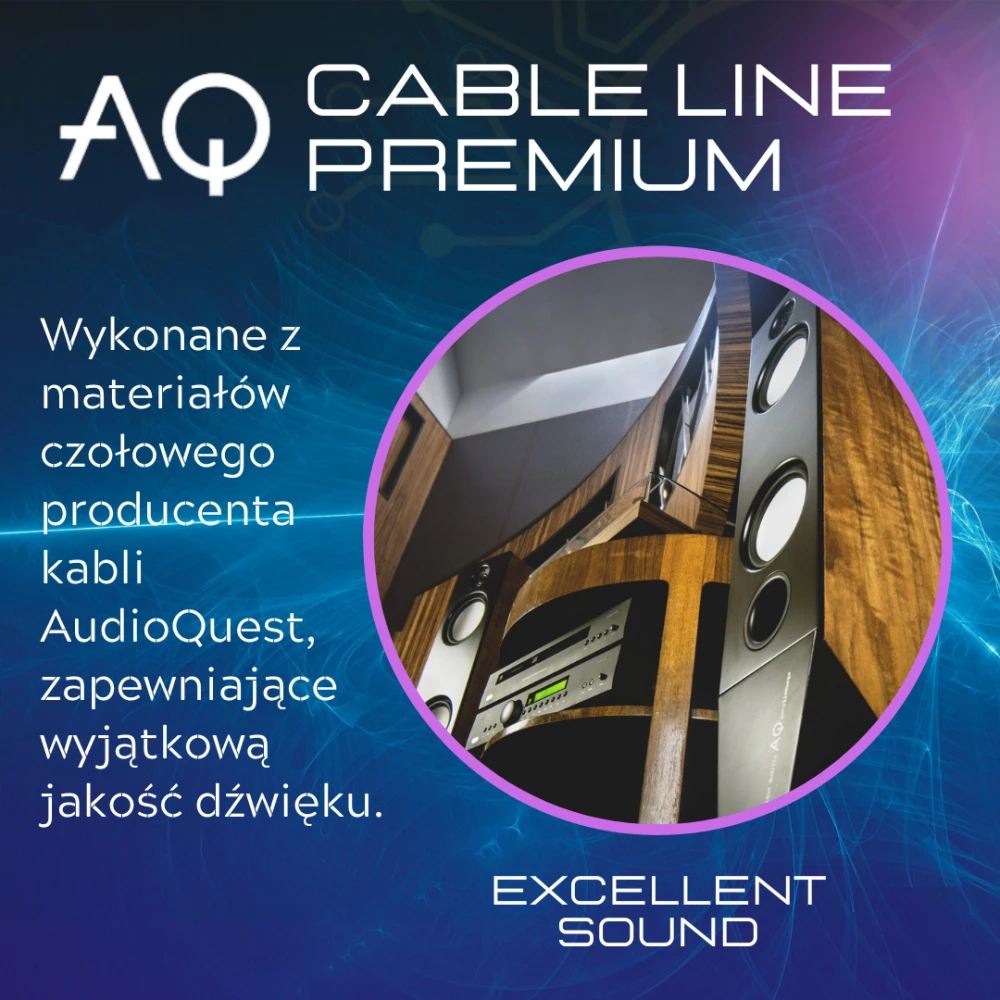 Dviejų laidų Hi-Fi garsiakalbių kabelių rinkinys – AudioQuest SLiP-DB 14/4 Ilgis: 2 x 4,0 m