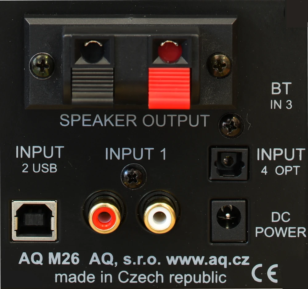 Acoustique Quality M26 Aktyvių garsiakalbių rinkinys su Bluetooth. Dviejų juostų Hi-Fi garsiakalbiai jūsų kompiuteriui, išmaniajam telefonui, iPhone, patefonui ir televizoriui