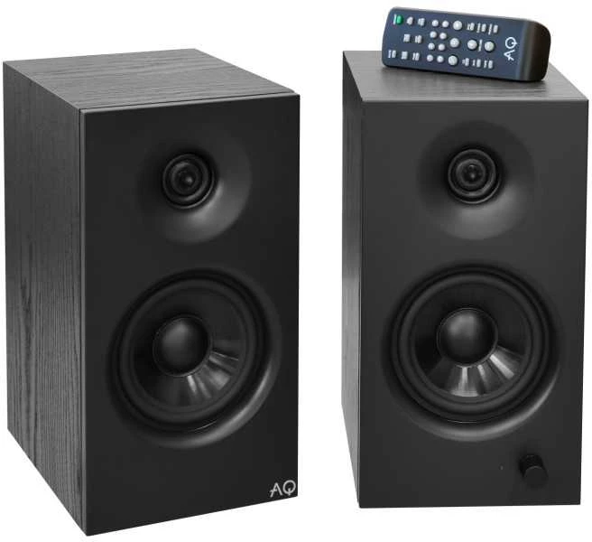 Acoustique Quality M26 Aktyvių garsiakalbių rinkinys su Bluetooth. Dviejų juostų Hi-Fi garsiakalbiai jūsų kompiuteriui, išmaniajam telefonui, iPhone, patefonui ir televizoriui