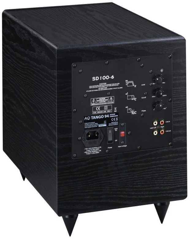 Acoustique Quality TANGO 94 – aktyvus žemųjų dažnių garsiakalbis skirtas namų kinui ir stereo sistemoms
