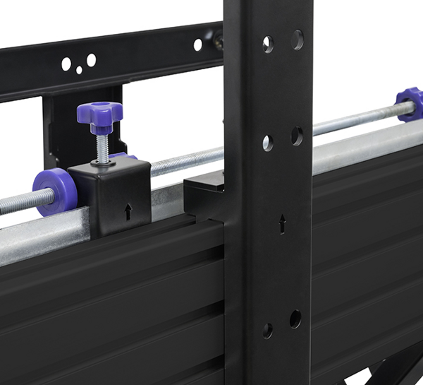 B-TECH AV SOFT-OPEN FULL SERVICE WALL MOUNT FOR XXL DISPLAYS - Juodas