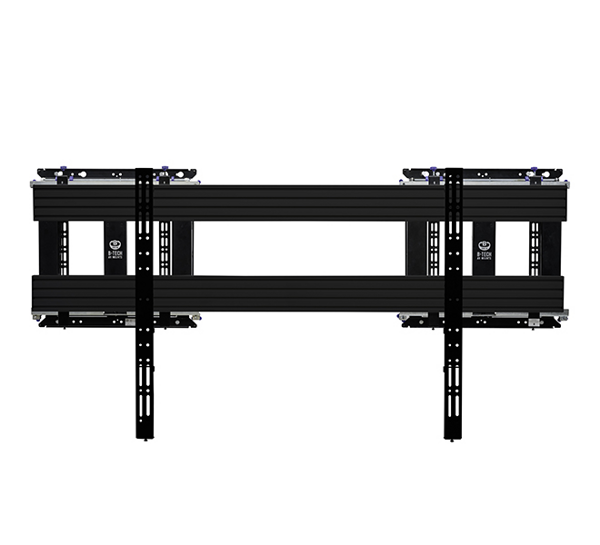 B-TECH AV SOFT-OPEN FULL SERVICE WALL MOUNT FOR XXL DISPLAYS - Juodas
