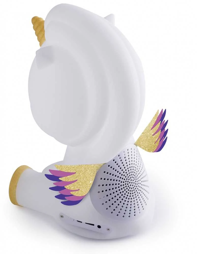 BIGBEN Luminus LED naktinė lempa su belaidžiu Bluetooth garsiakalbiu – Unicorn GOLD LIMITED EDITION