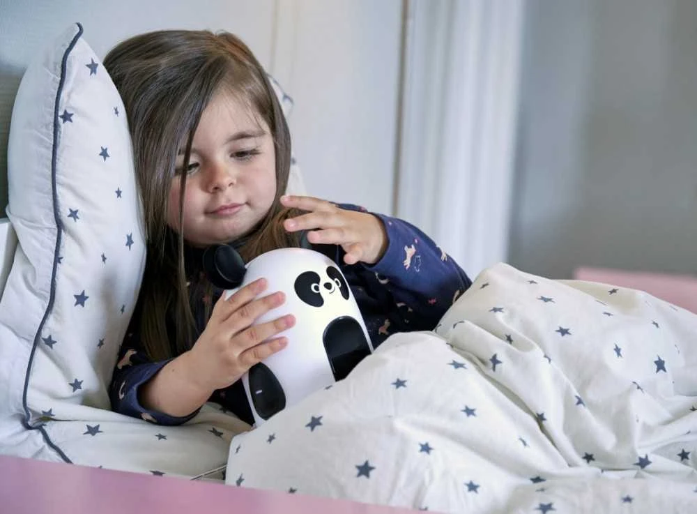Bigben Kids Žadintuvas - Bigben Vaikų Žadintuvas Su Naktiniu Apšvietimu Ir Trimis Pandos Garsais.