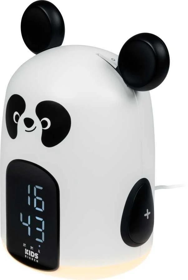 Bigben Kids Žadintuvas - Bigben Vaikų Žadintuvas Su Naktiniu Apšvietimu Ir Trimis Pandos Garsais.
