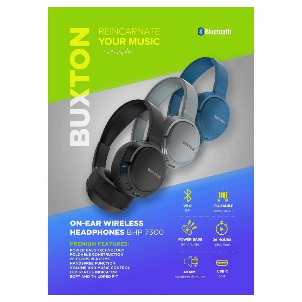 Ausinės Buxton BHP 7300 juoda