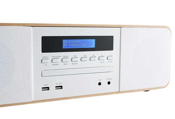 Muzikinis centras THOMSON MIC201BT skaitmeninis mini stereo kompaktinis diskas MP3 USB BLUETOOTH