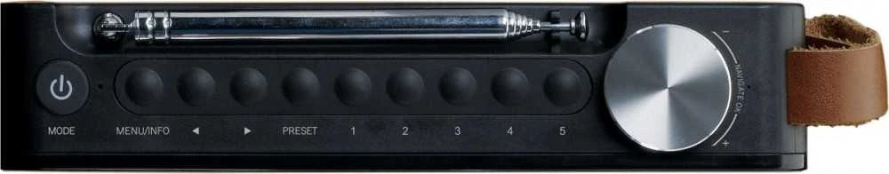 Lenco PDR-040BAMBOOBK DAB+ skaitmeninis radijas Bluetooth / RDS