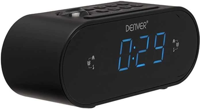 Denver CRP-717 radijo imtuvas Laikrodis Skaitmeninis Juoda