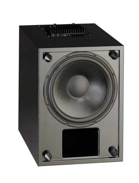 Acoustique Quality PONTOS W Aktyvus žemų dažnių garsiakalbis namų kinui arba stereo sistemai / juodas, blizgus lakas aprašymas - Prekės nuotrauka
