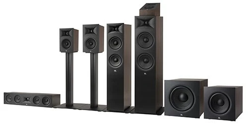 Namų kino sistema JBL Stage 2 200P Espresso aktyvus žemų dažnių garsiakalbis aprašymas - Prekės nuotrauka