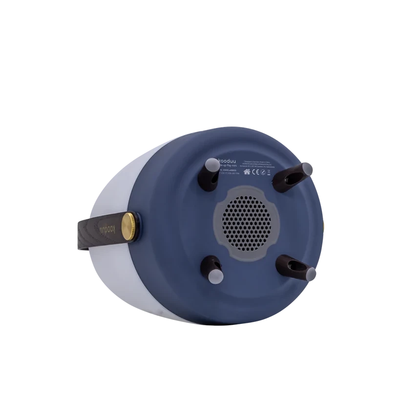 Kooduu - Lite-up Mini LED lempa su įmontuotu Bluetooth garsiakalbiu (JBL garsas), Ocean Mėlyna aprašymas - Prekės nuotrauka