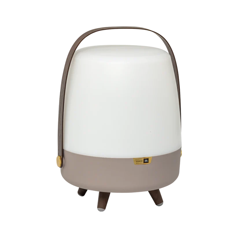 Kooduu – Lite-up Play 2.0 LED lempa su įmontuotu Bluetooth garsiakalbiu (JBL garsas), žemės spalvos aprašymas - Prekės nuotrauka