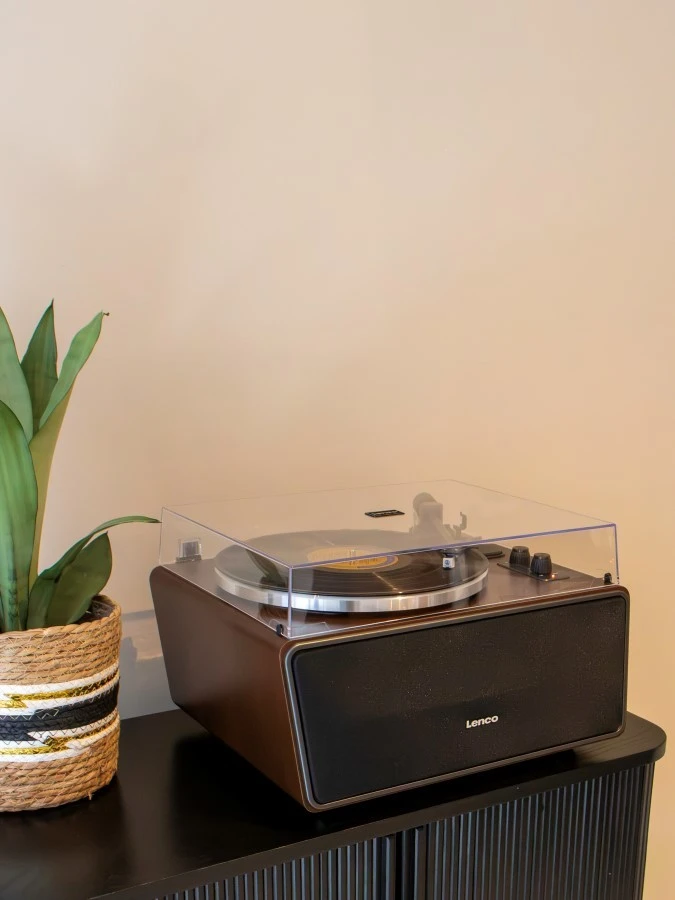 Lenco LS-470WA - Hi-Fi patefonas su garsiakalbiais ir Bluetooth aprašymas - Prekės nuotrauka