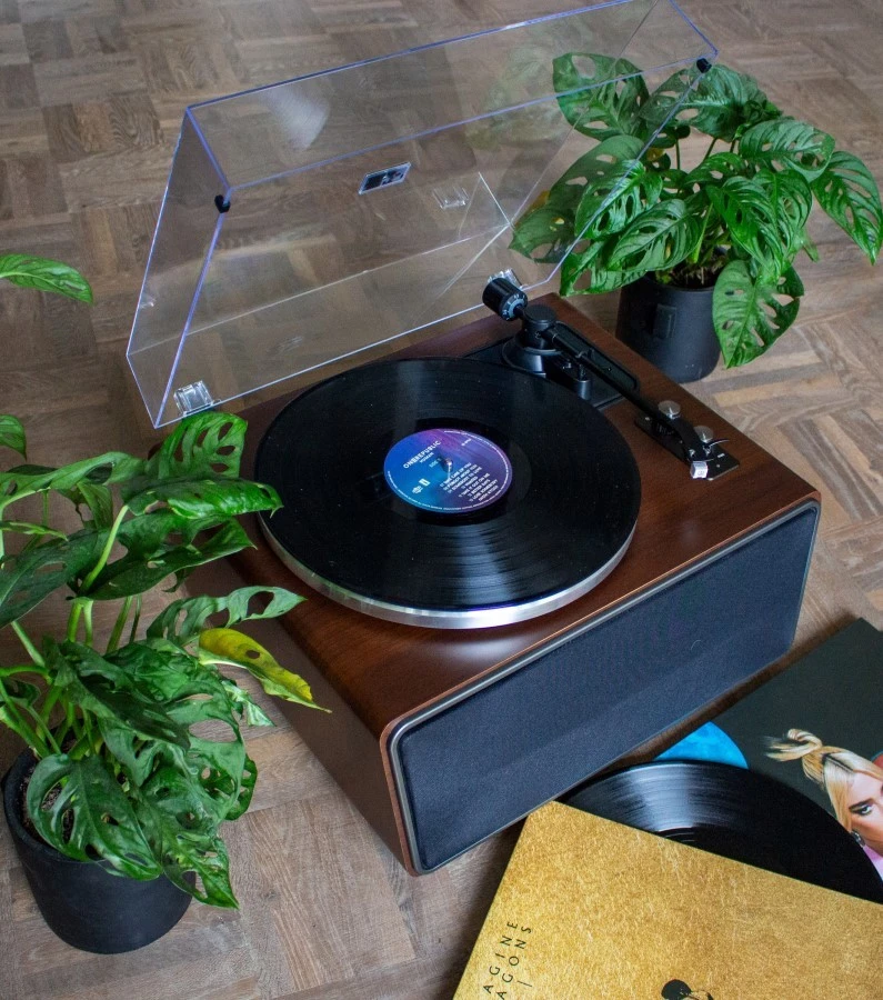 Lenco LS-470WA - Hi-Fi patefonas su garsiakalbiais ir Bluetooth aprašymas - Prekės nuotrauka Lenco LS-470WA - Hi-Fi patefonas su garsiakalbiais ir Bluetooth aprašymas - Prekės nuotrauka