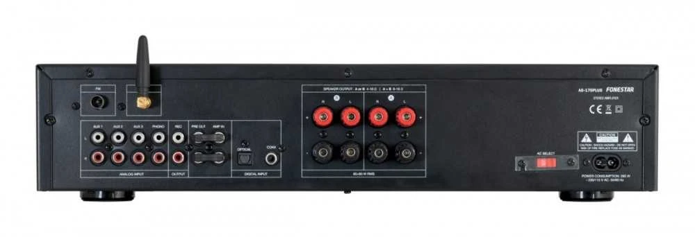 Fonestar AS-170PLUS - Integruotas Hi-Fi stereo stiprintuvas