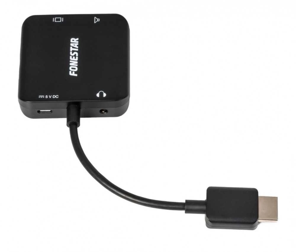 Fonestar FO-442HA - HDMI ištraukiklis + optinis SPDIF/3,5 mm mini lizdas. UHD 4K