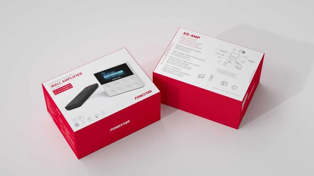 Fonestar KS-AMP - Mini sieninis stiprintuvas su BT/USB/FM