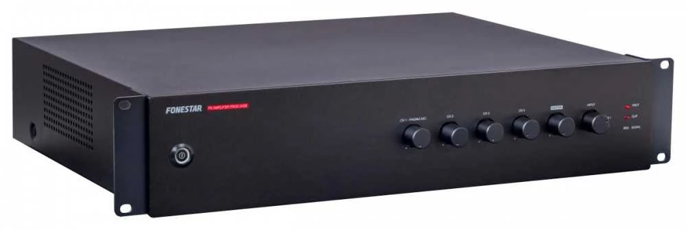 Fonestar PROX-240S – 240W 100V/mažos varžos universalus stiprintuvas