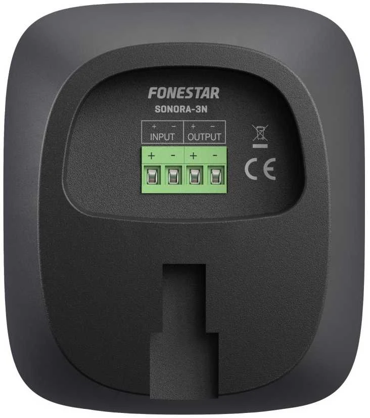 Fonestar SONORA-3N – minimalistinių matmenų sieninis garsiakalbis, 12 W RMS, juodas