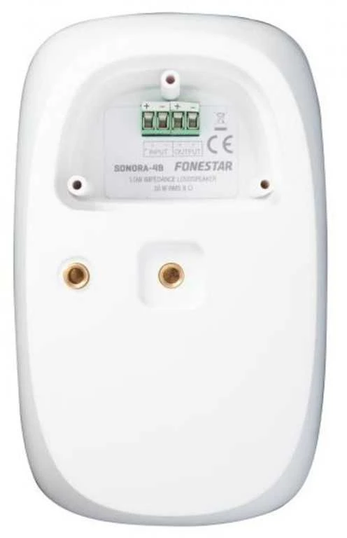 Fonestar SONORA-4B - Neperšlampamas (IP-66) instaliacinis garsiakalbis, baltas