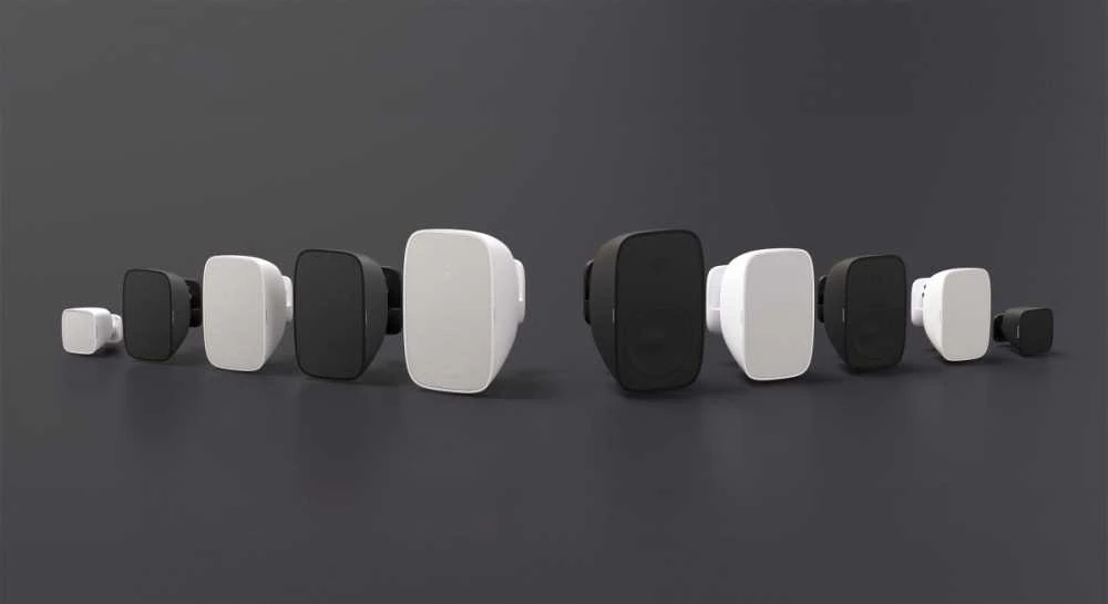 Fonestar SONORA-5AN - aktyvi sieninė kolonėlė, 2x25 W RMS, juoda