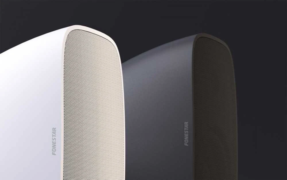 Fonestar SONORA-5AN - aktyvi sieninė kolonėlė, 2x25 W RMS, juoda
