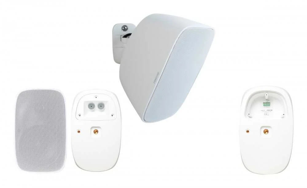 Kompiuterio kolonėlės Fonestar SONORA-6B – Atsparus vandeniui (IP-66) 2 krypčių montavimo garsiakalbis, baltas