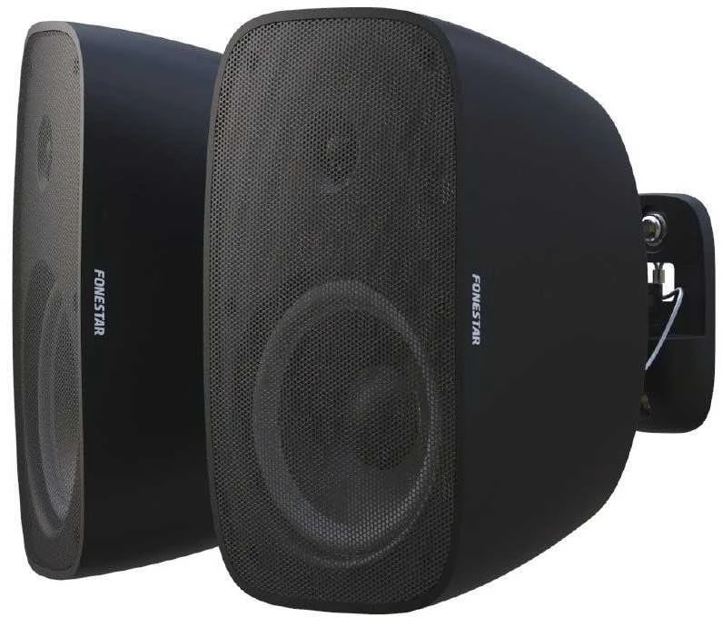 Fonestar SONORA-6TN - Atsparus vandeniui (IP-66) 2 krypčių garsiakalbis su 100 V transformatoriumi. 60W RMS @ 100V/8Ω, juoda