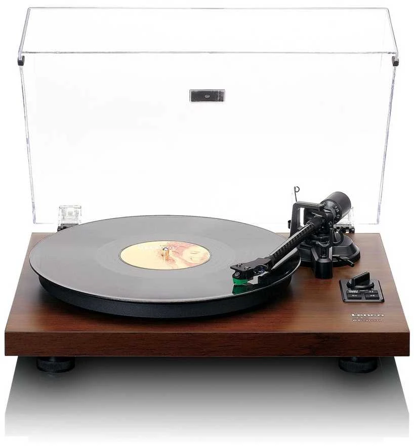 Lenco LS-600WA patefonas (graikinis riešutas) + kolonėlės HiFi komplektas