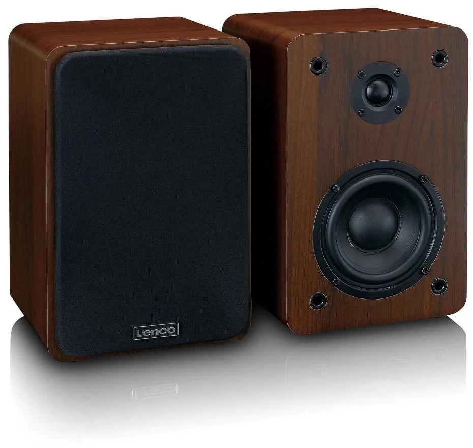 Lenco LS-600WA patefonas (graikinis riešutas) + kolonėlės HiFi komplektas