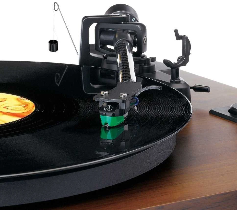 Lenco LS-600WA patefonas (graikinis riešutas) + kolonėlės HiFi komplektas