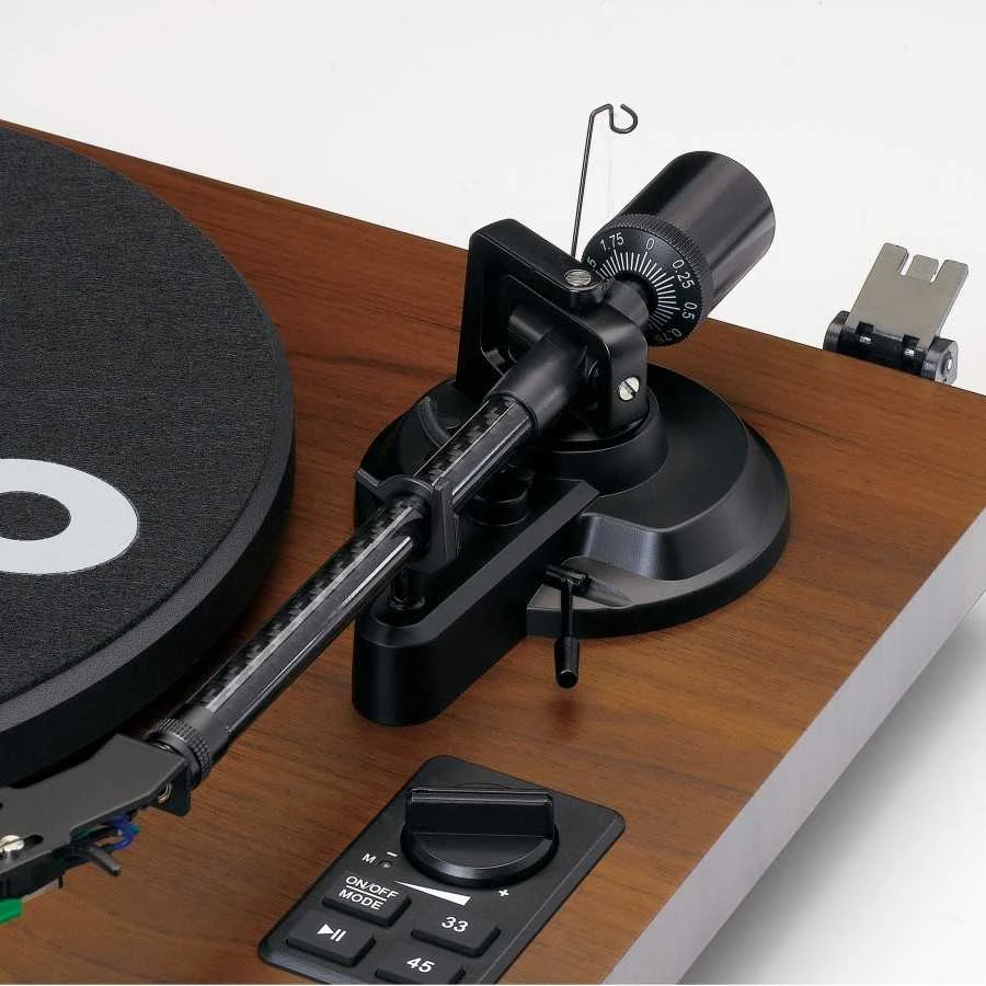 Lenco LS-600WA patefonas (graikinis riešutas) + kolonėlės HiFi komplektas