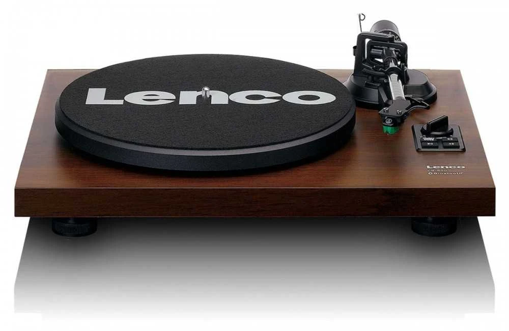 Lenco LS-600WA patefonas (graikinis riešutas) + kolonėlės HiFi komplektas