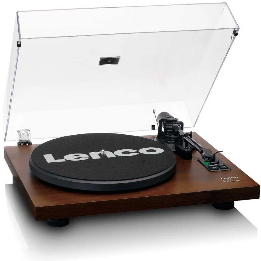 Lenco LS-600WA patefonas (graikinis riešutas) + kolonėlės HiFi komplektas